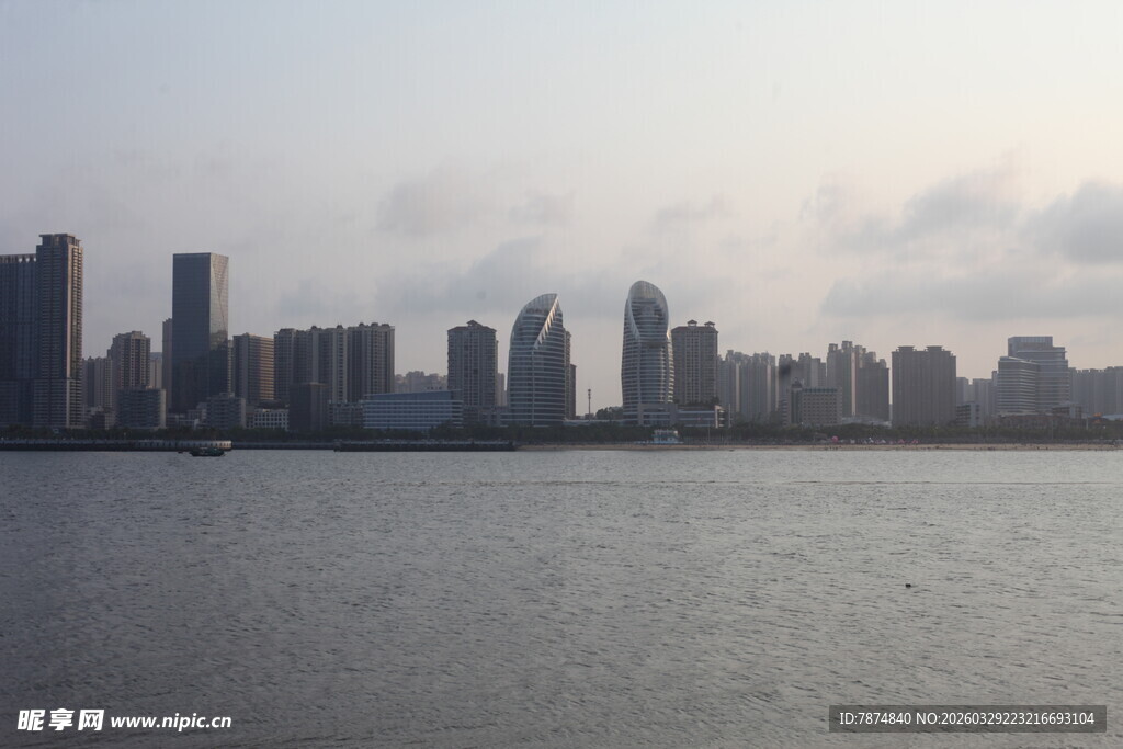 湛江城市滨水天际线景观