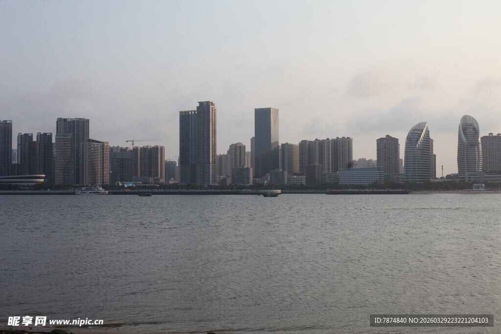 湛江城市滨水天际线景观