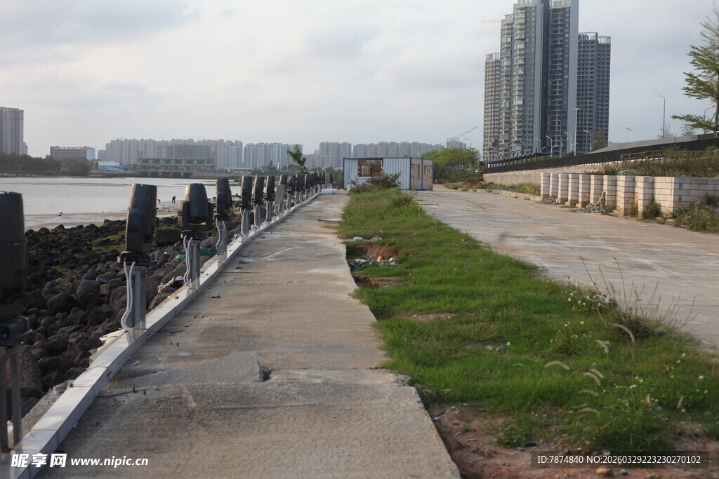 湛江城市河畔步道景观