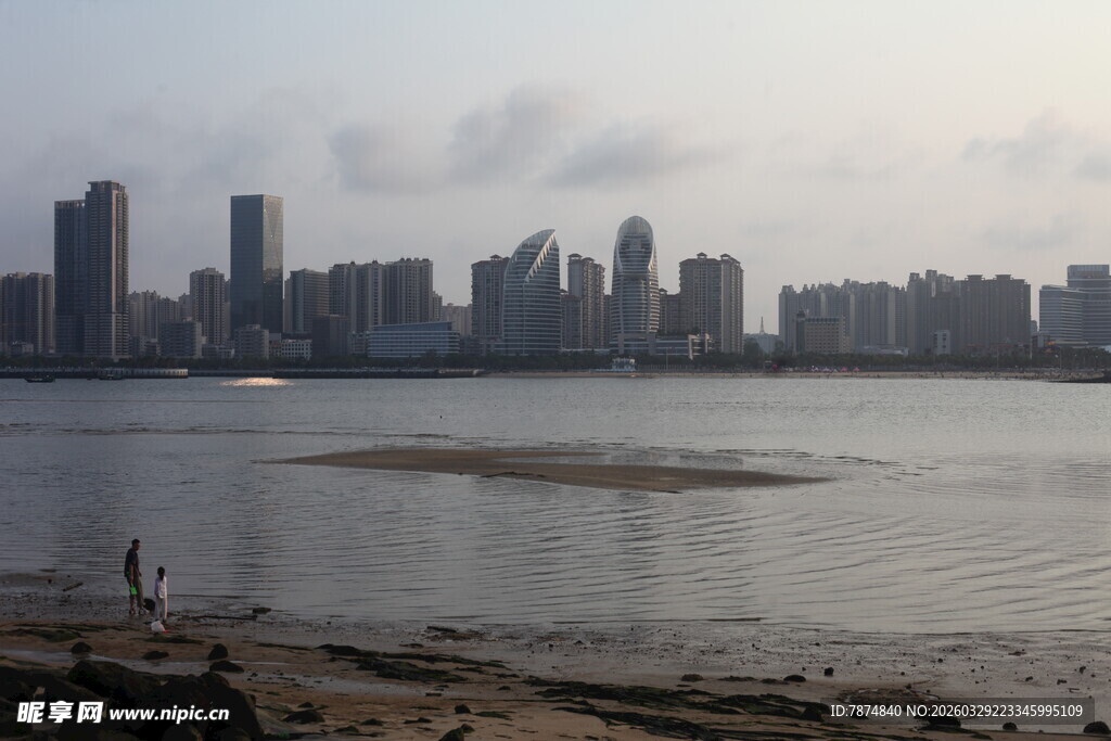 湛江城市河畔风景