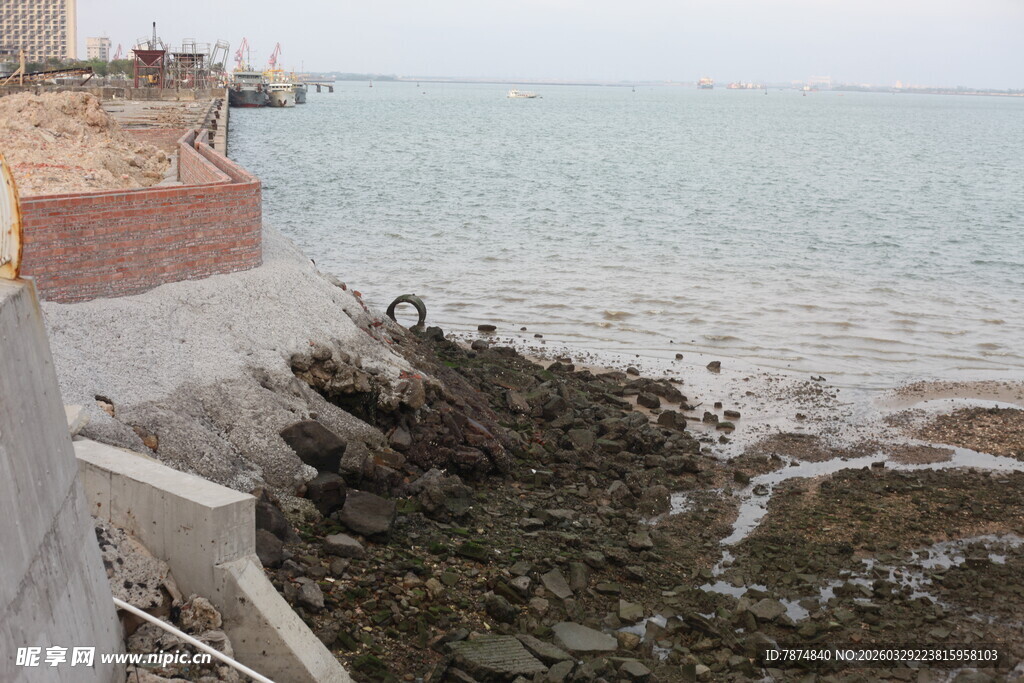 湛江海边岸滩景象