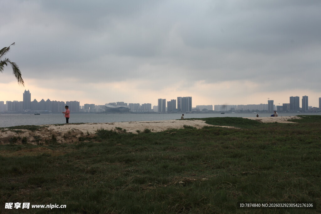 湛江海滨城市风景远眺