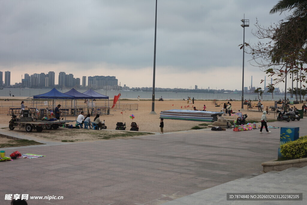 湛江海滨城市休闲风光