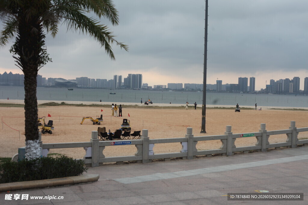 湛江海滨城市休闲风景
