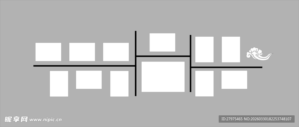 照片墙 学生风何 图案设计元素