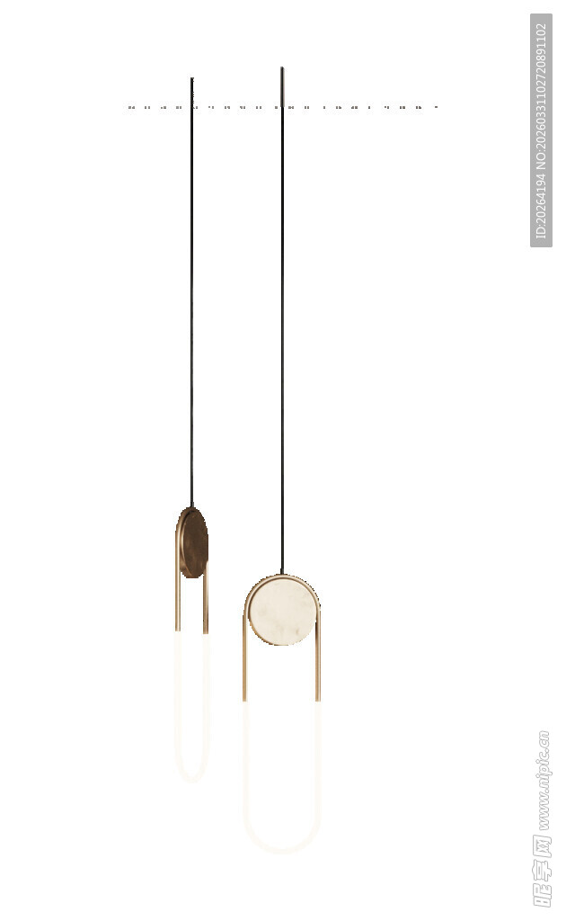 简约金属吊灯设计