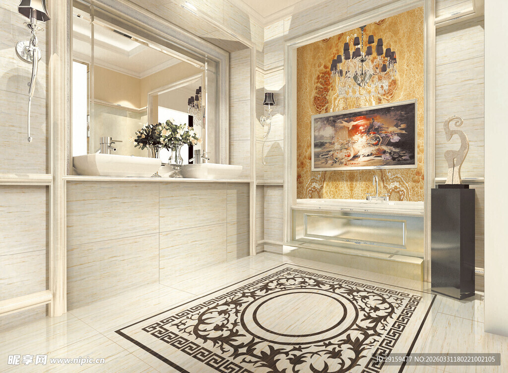 豪华门厅装饰艺术展示