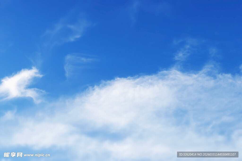 蓝天白云美景