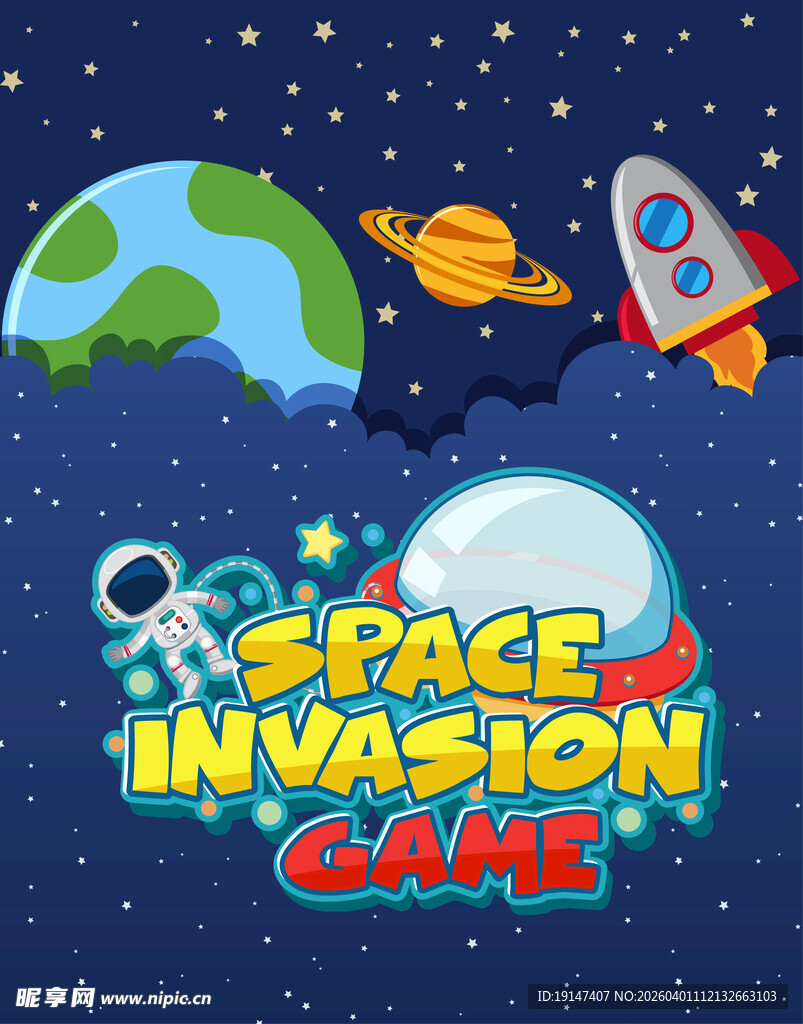 太空入侵游戏宣传图
