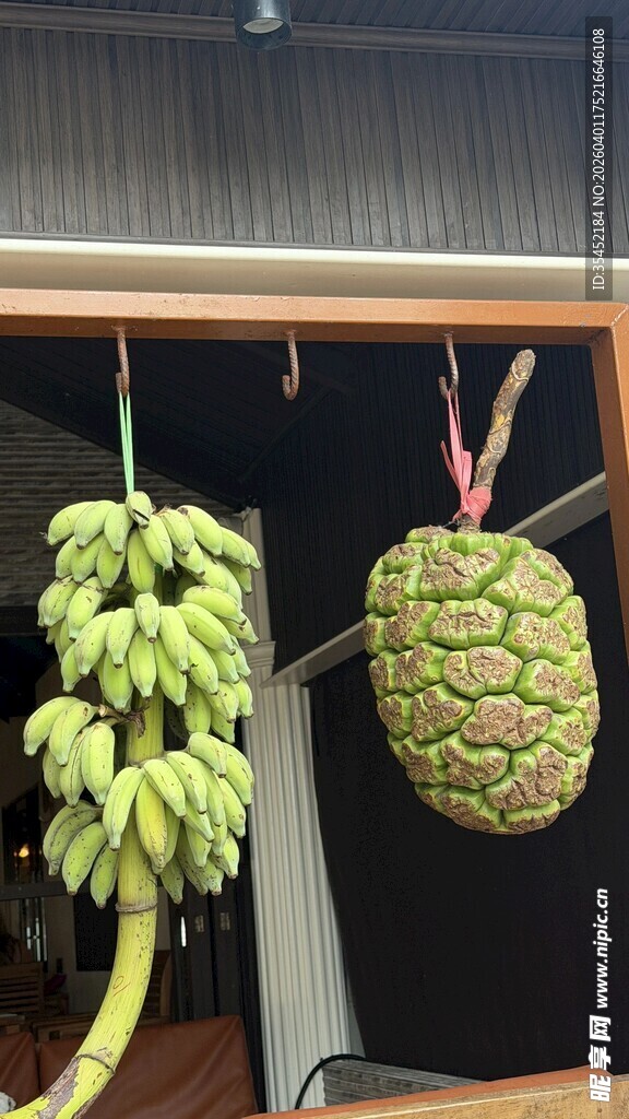 香蕉与露兜树果