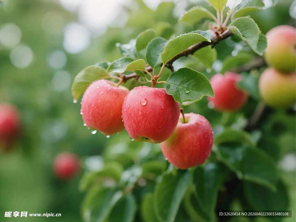 枝头苹果