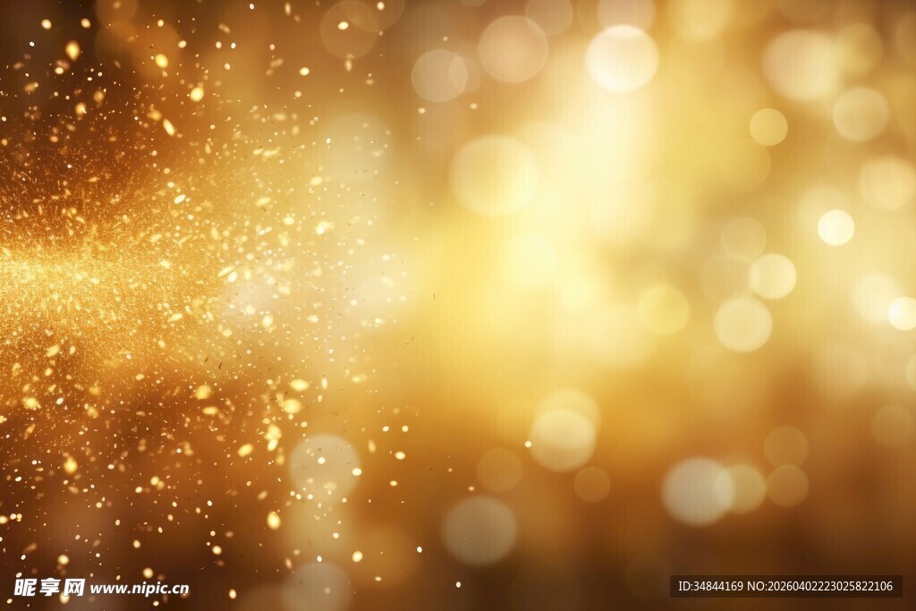 金色光斑背景