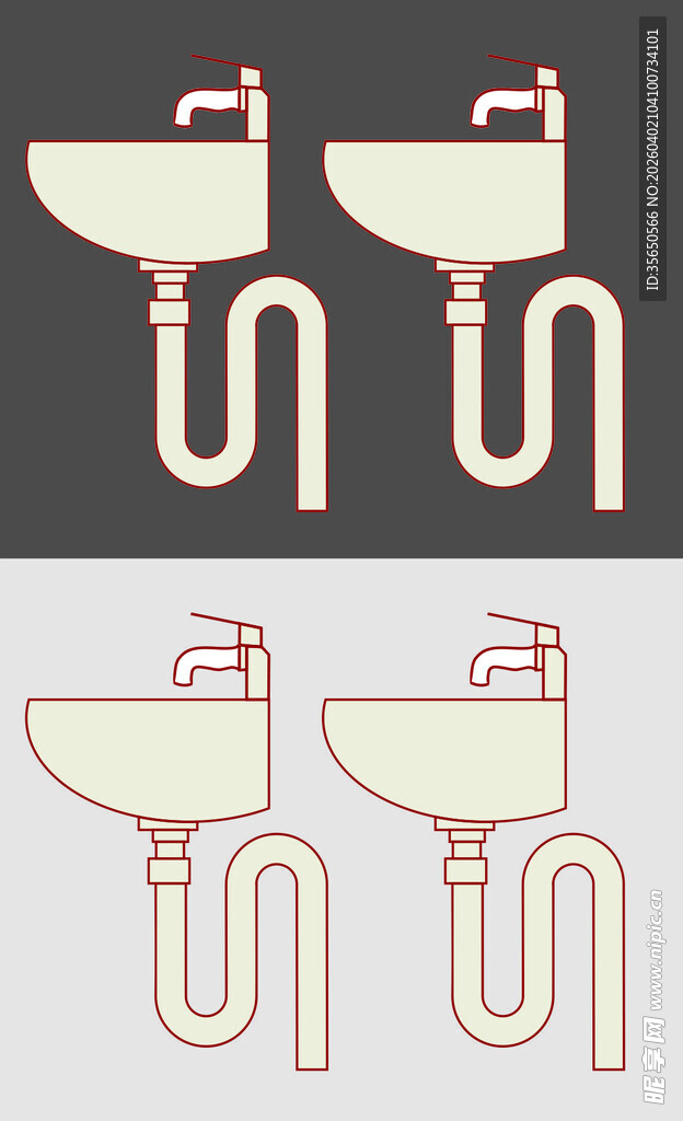 双洗手盆下水管道