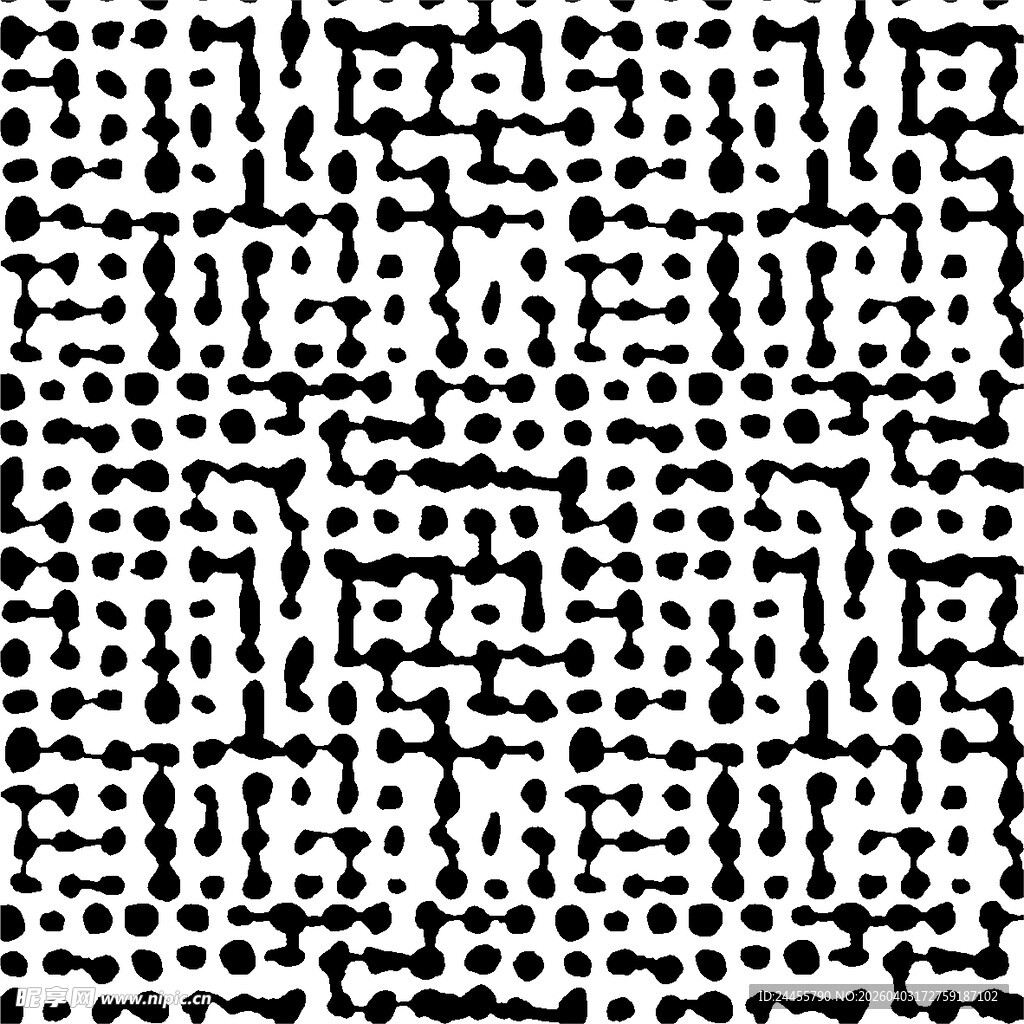 黑白几何纹理图案