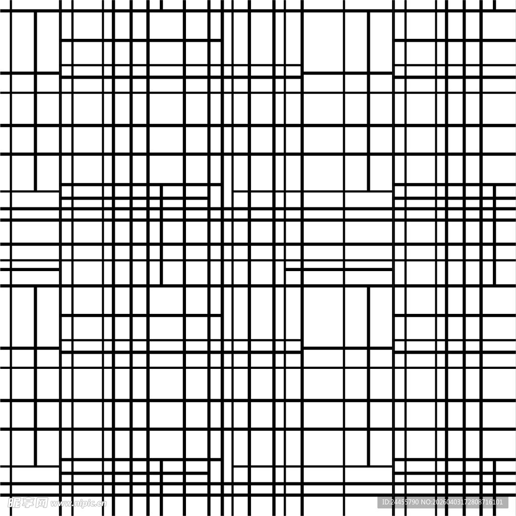 黑白线条几何图案背景