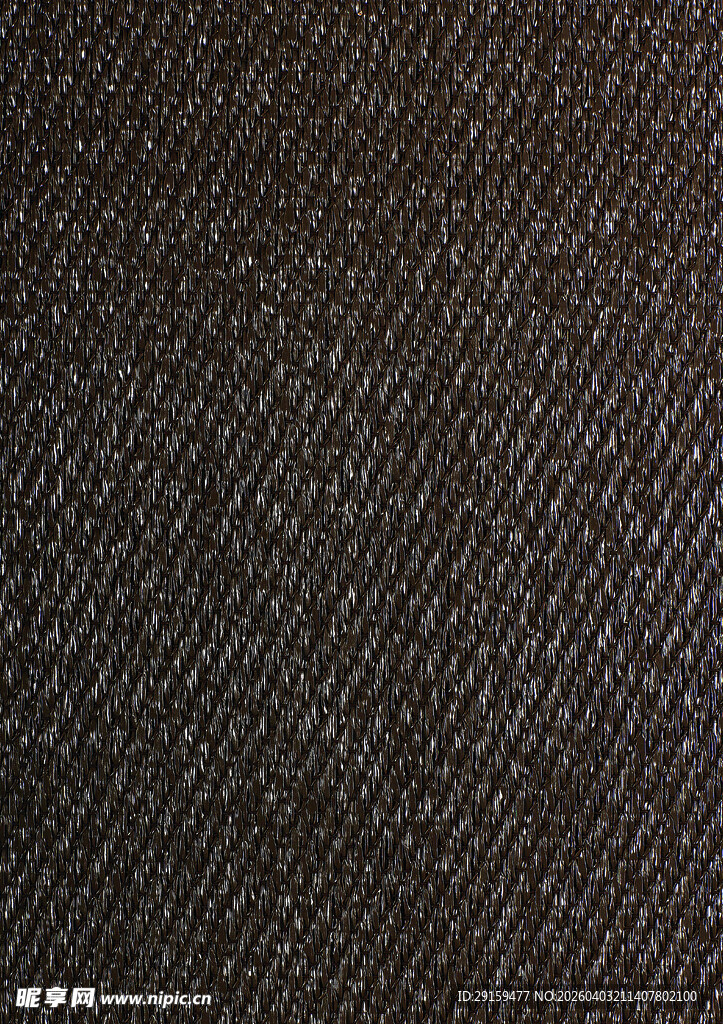 深棕色斜纹织物纹理