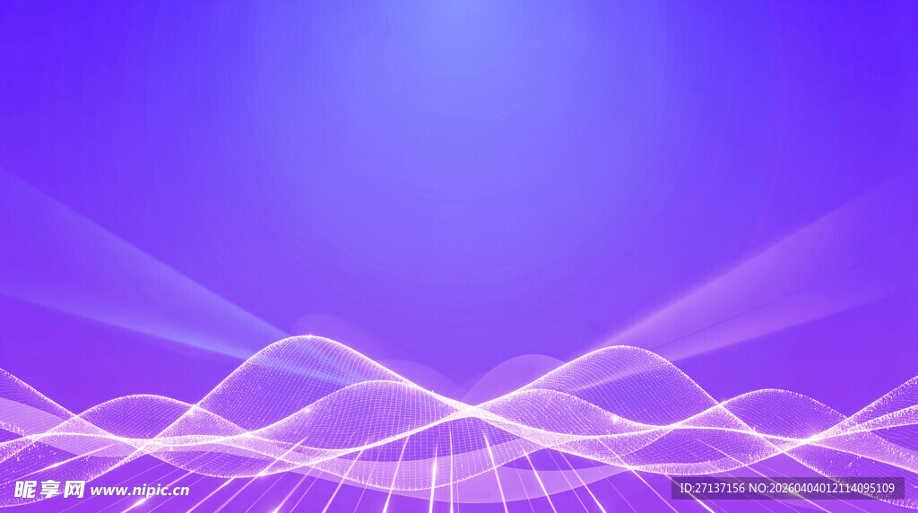 紫色动感线条抽象背景图