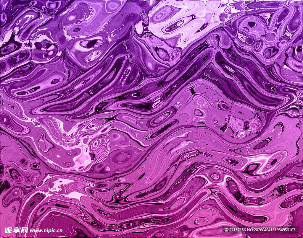 紫色流体艺术纹理图案