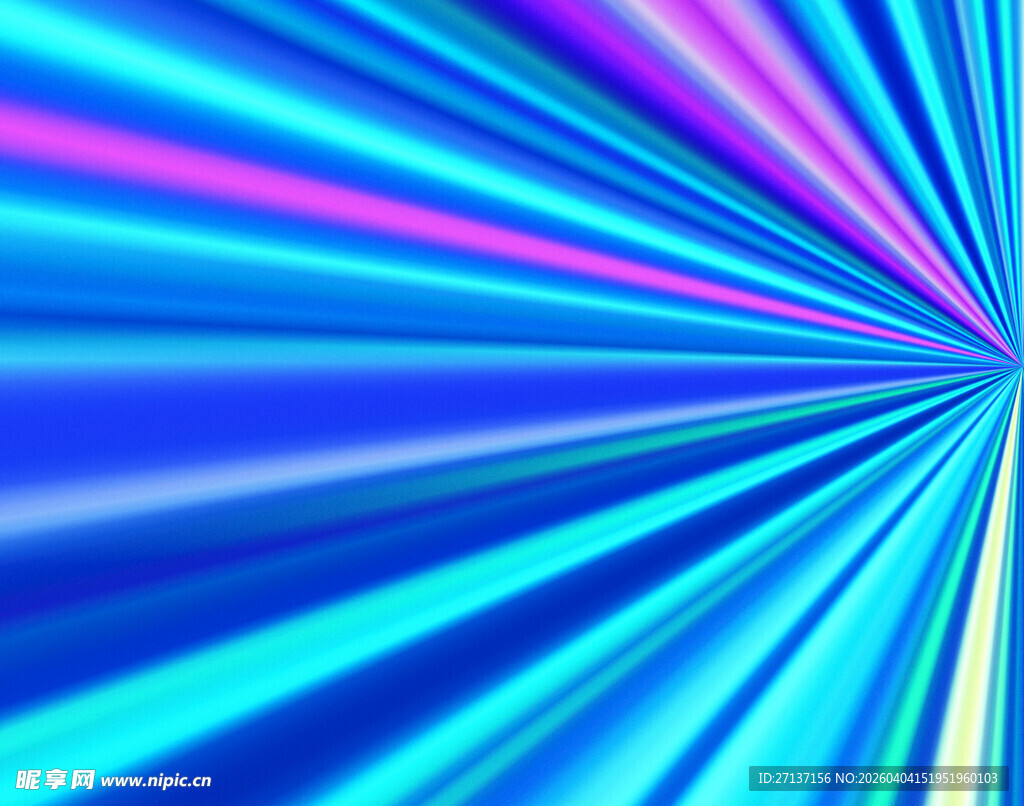 炫彩放射光线背景图