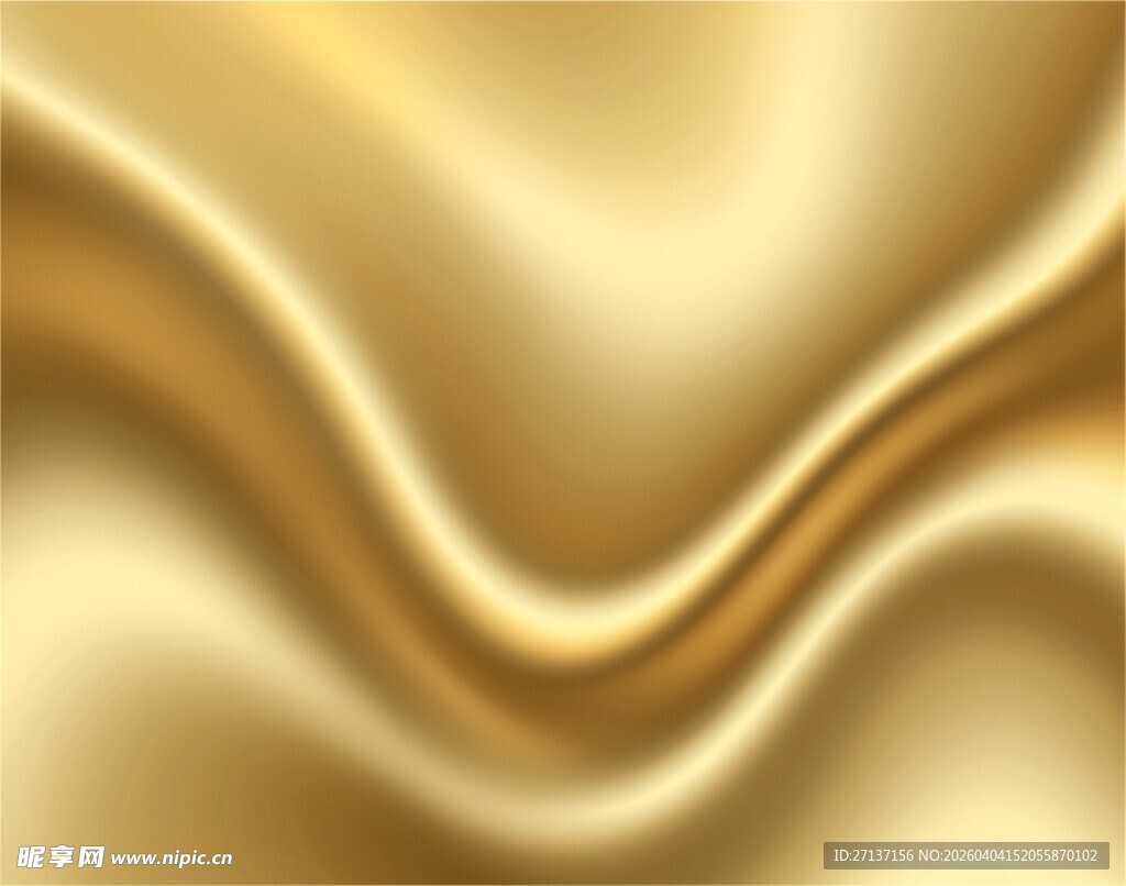 金色丝绸纹理背景图