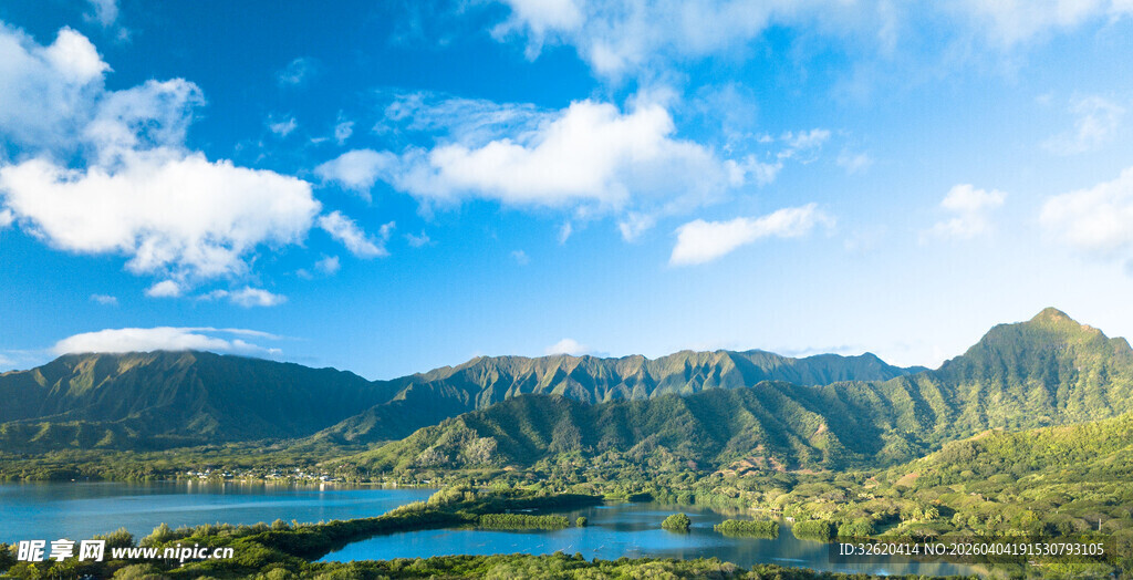 美丽山水间的自然景致