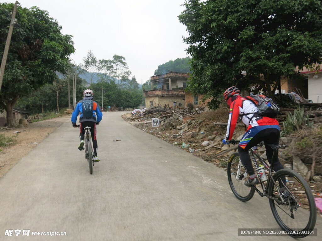 乡村骑行风景