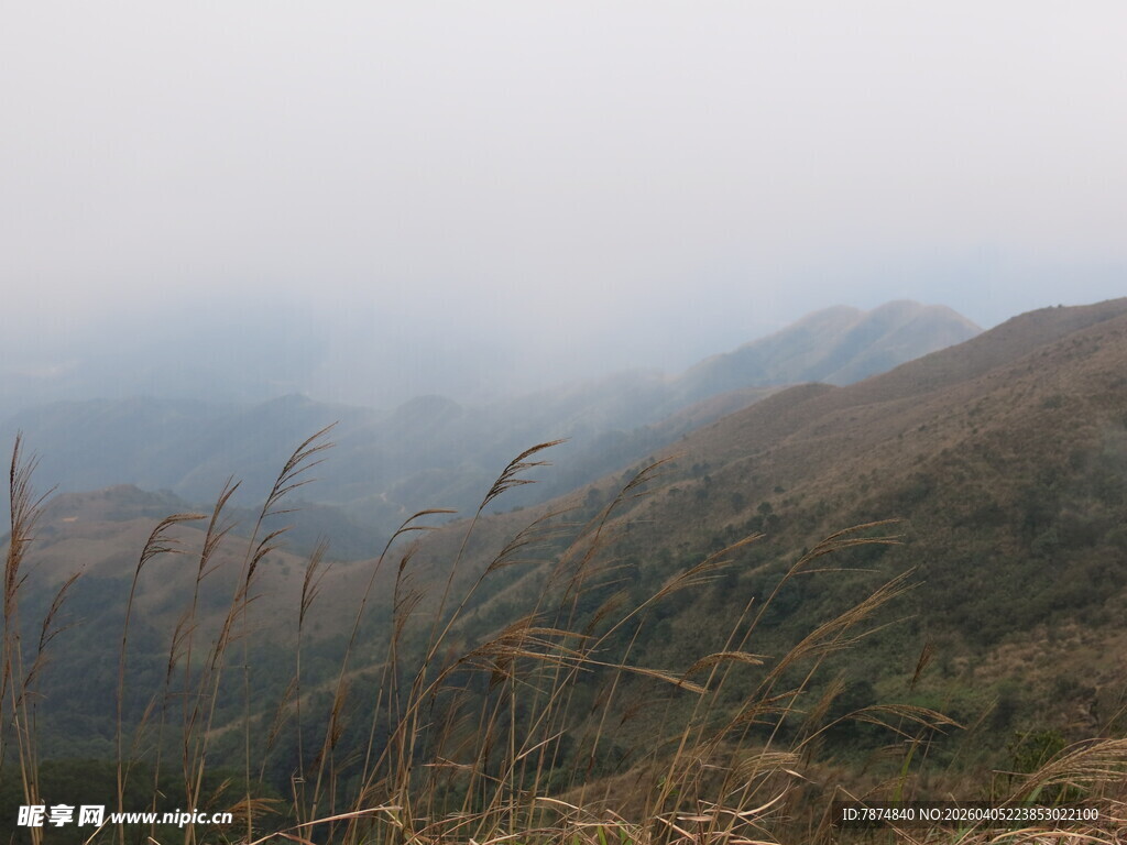 山间雾景 秋意朦胧