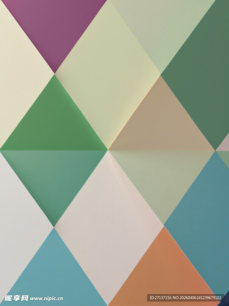 多彩几何图案背景