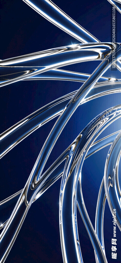 金属丝抽象艺术图案