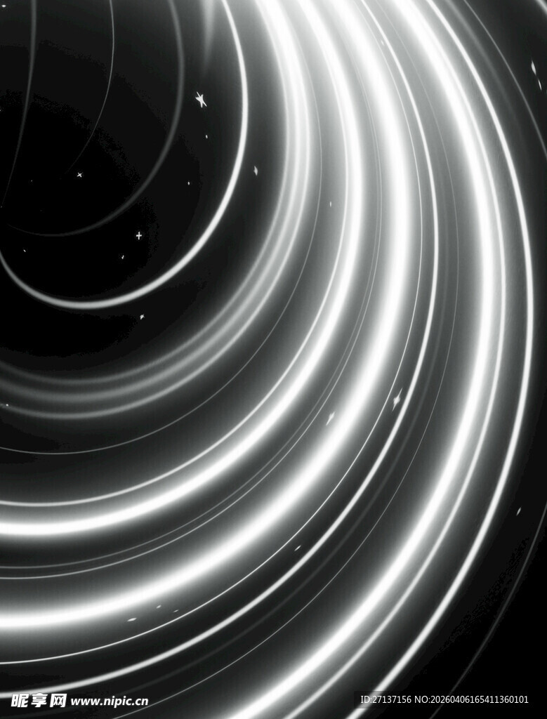 炫彩螺旋光线抽象图案