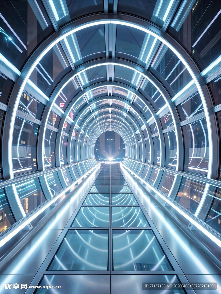 未来感科技风环形通道