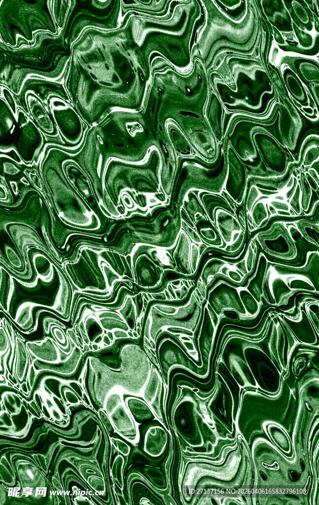 绿色动感波纹纹理背景