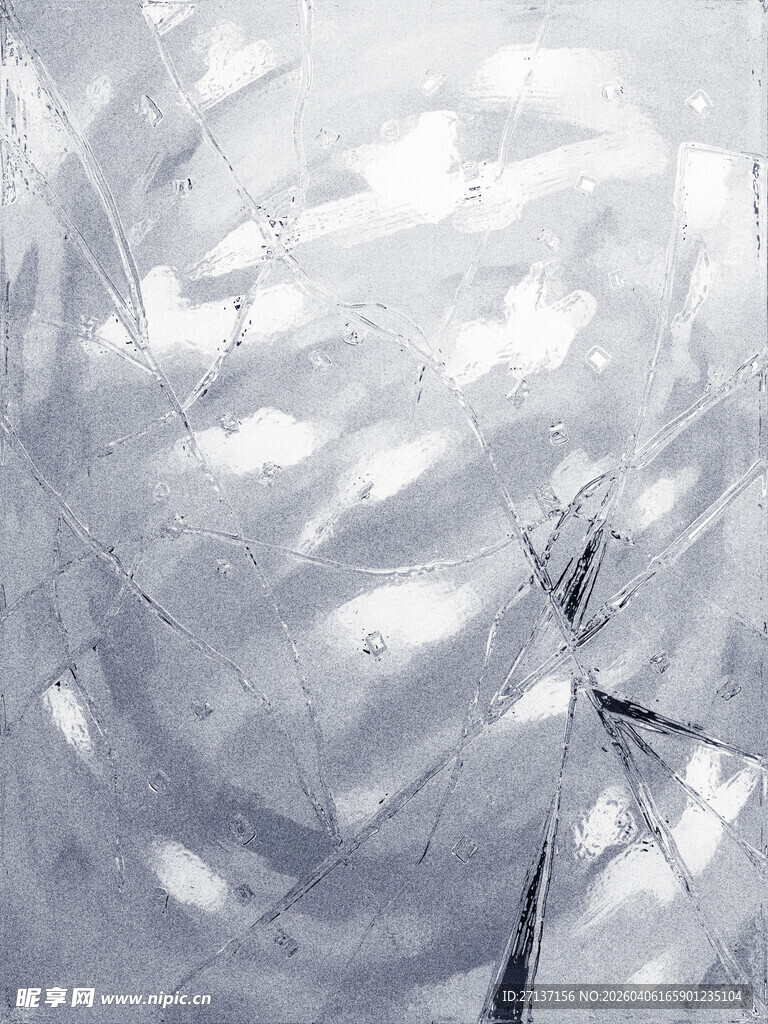 抽象雪景纹理艺术画面