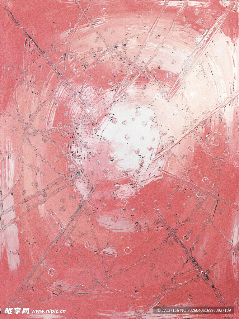 红色纹理抽象艺术图案