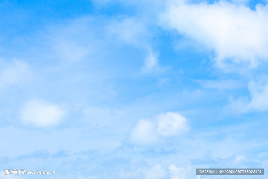 蓝天白云美景