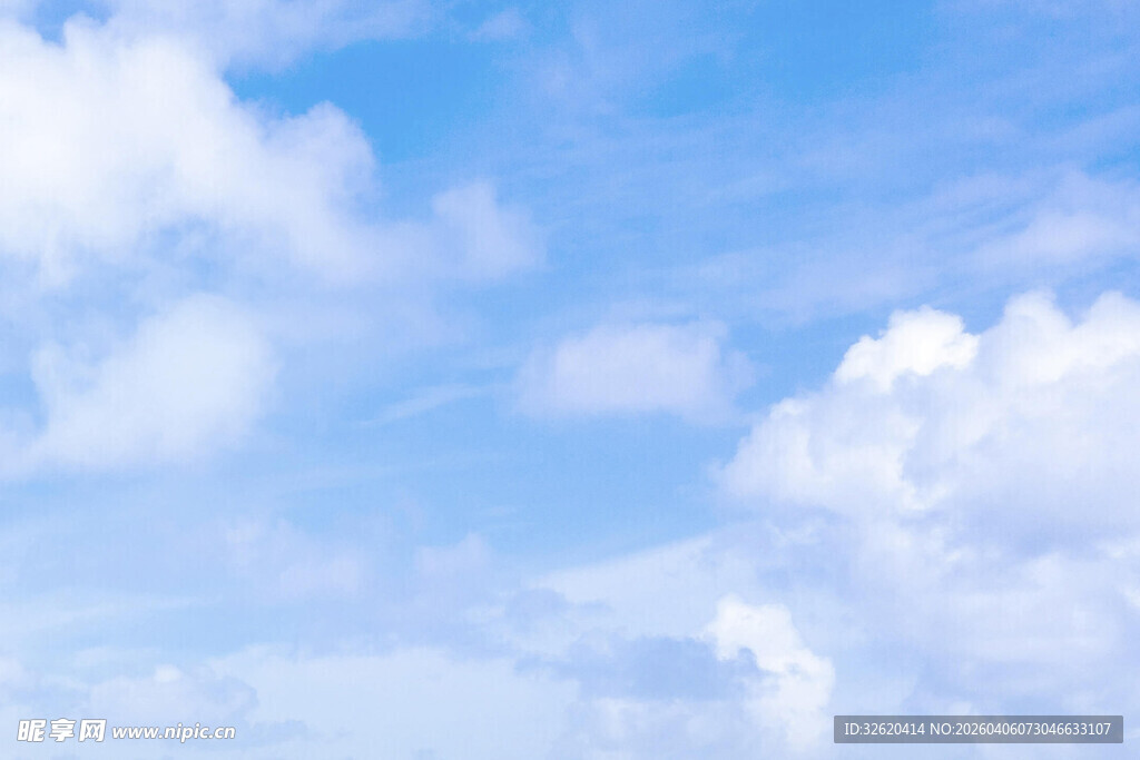 蓝天白云美景