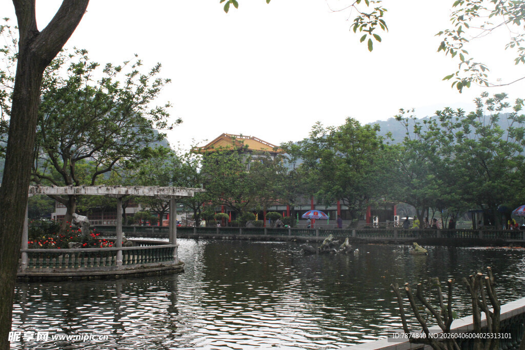 湖畔风景 静谧宜人