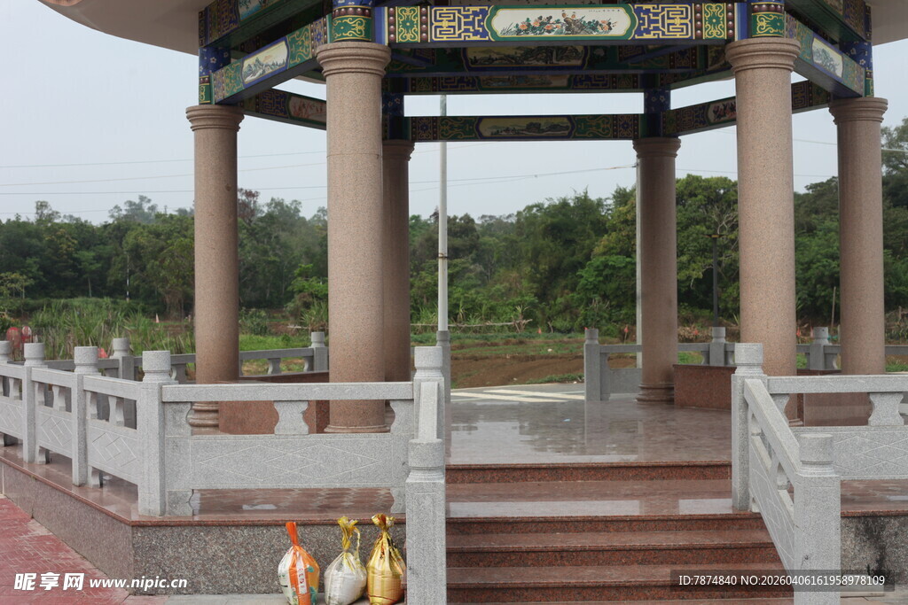 湛江中式古典凉亭景观