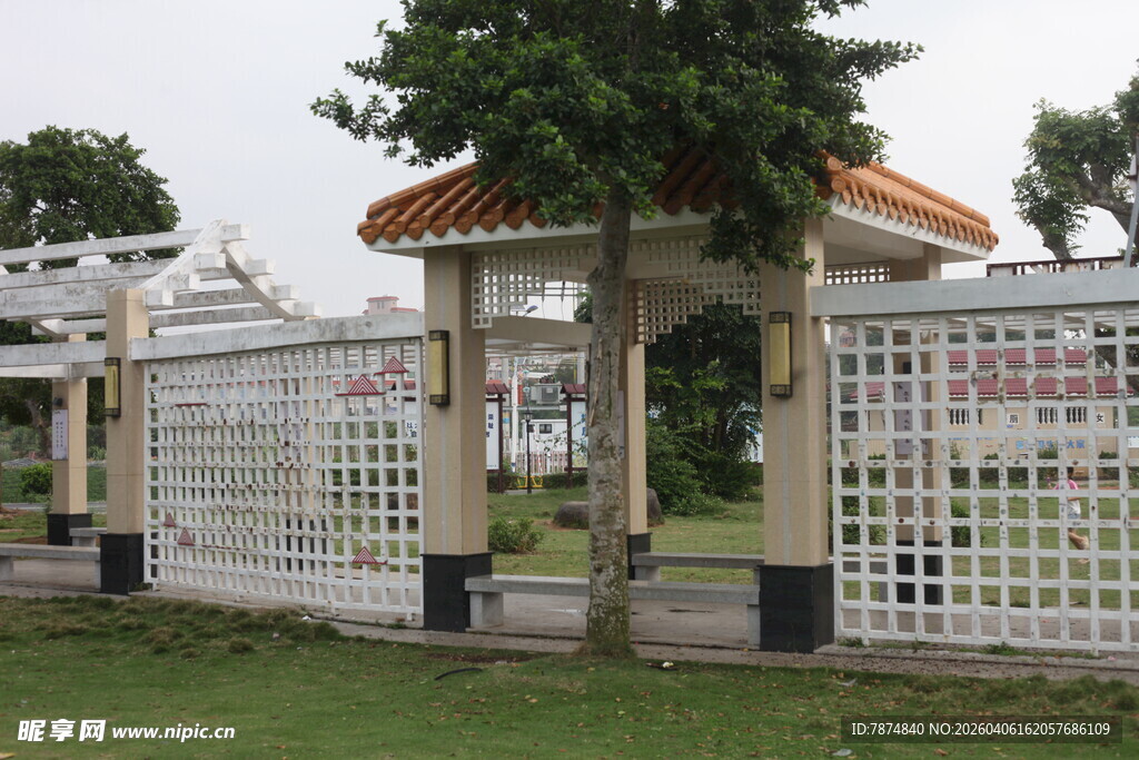 湛江中式镂空围栏景观