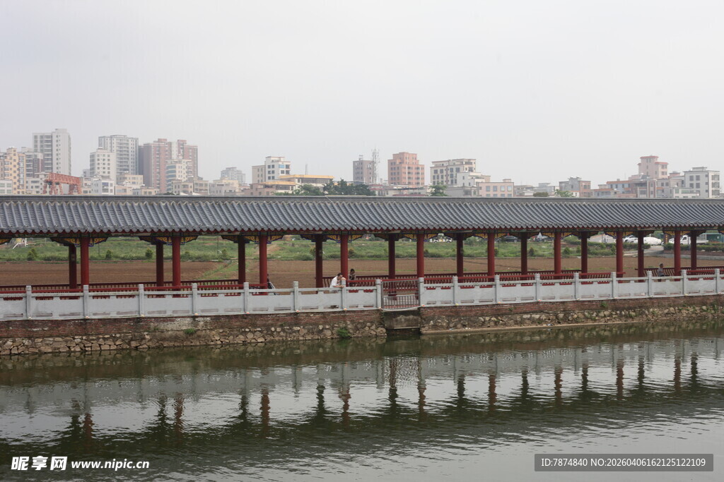 湛江水边长廊景观