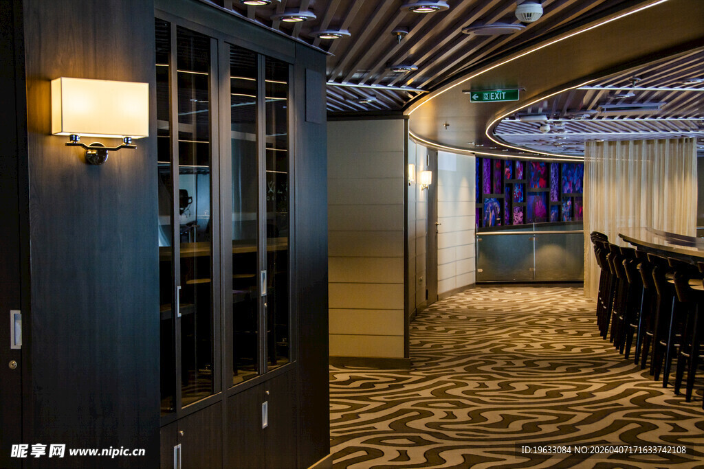 现代风格邮轮内饰