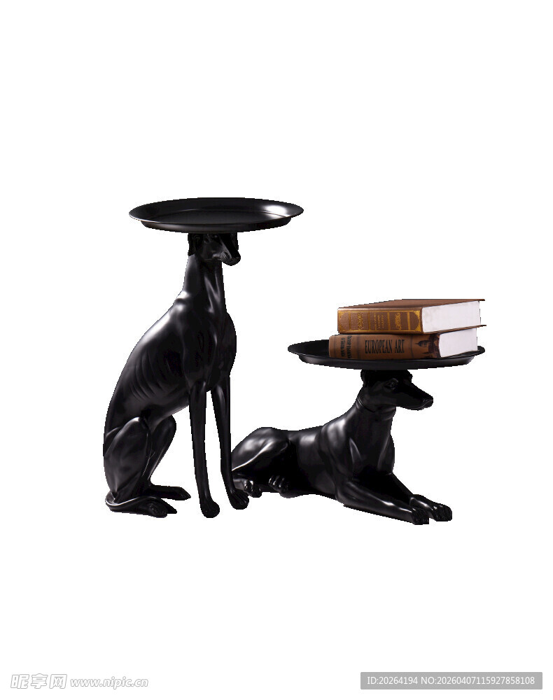 狗形创意托盘摆件