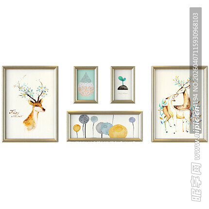 北欧风装饰画组合