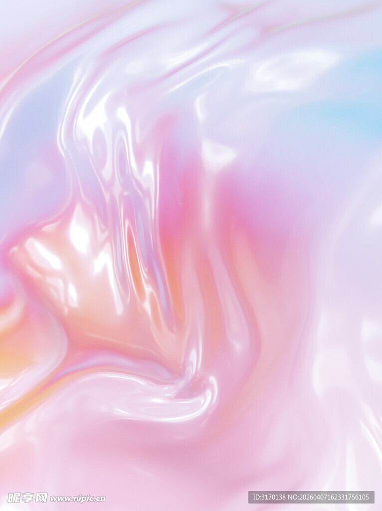 梦幻渐变光泽流体纹理背景素材