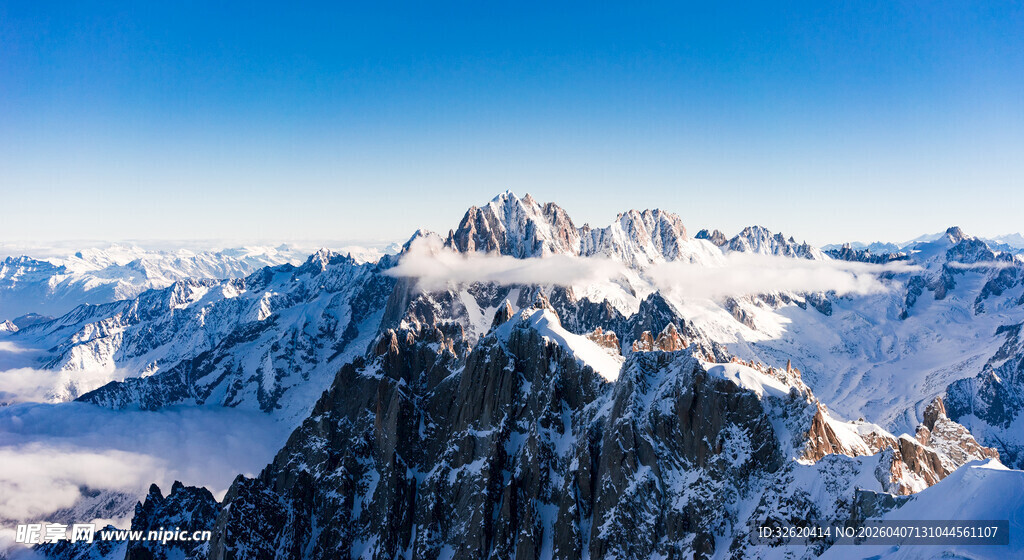 壮丽雪山风光