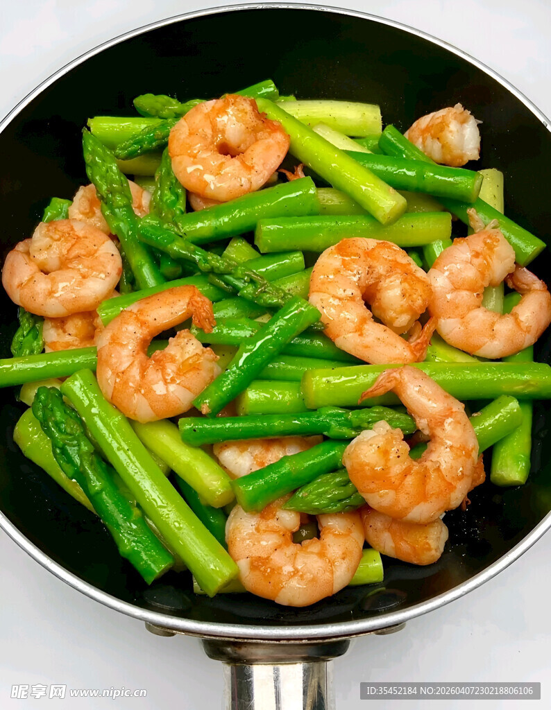 虾仁炒芦笋
