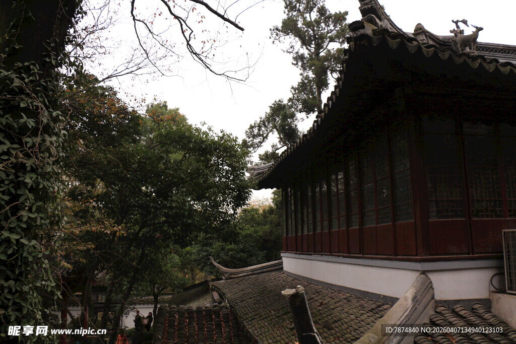 中式古建筑一角