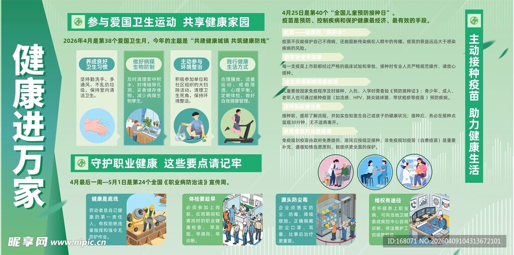 健康知识宣传栏海报