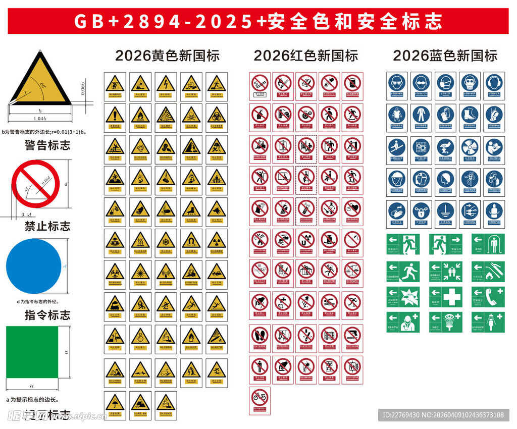 常见安全警示标识大全