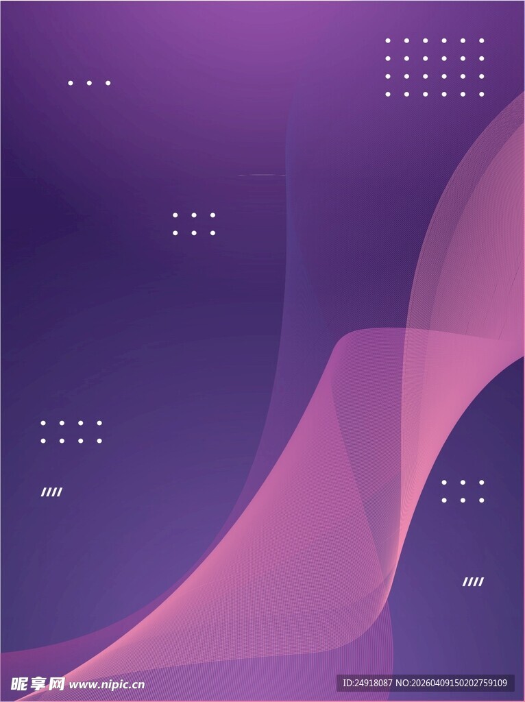 紫色渐变抽象几何背景图